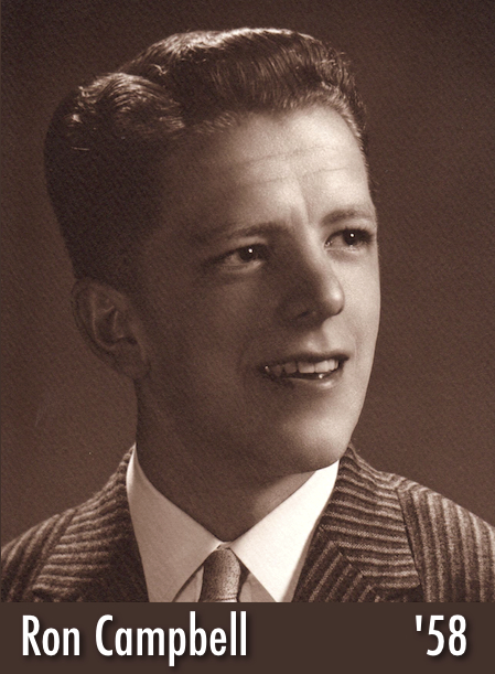 Picture of Ron Campbell in 1958