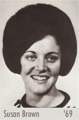 Picture of Susan Brown from the 1969 yearbook