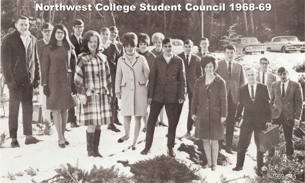 The entire Student Council 1968-69